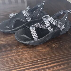 Nike Men's Sandals Size 8 Oneonta Nature Trail Outdoors Black/Grey Outdoor Hike